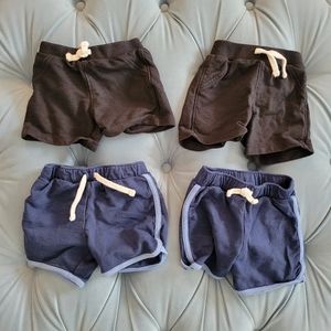 Set of 4 shorts from carter's in size 12 months